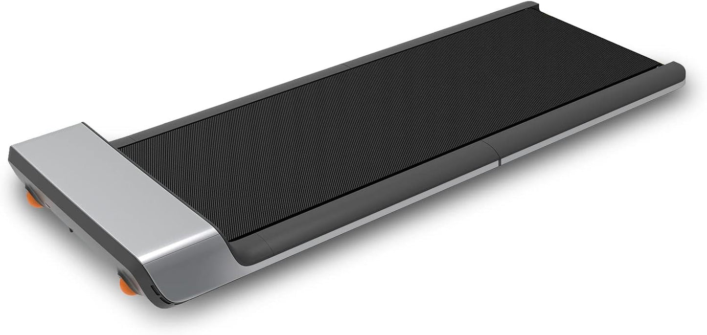 Portable treadmill on a white background