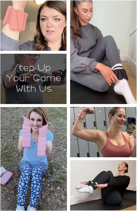 Adjustable Wrist/Ankle Weighted Bangles (Pair)