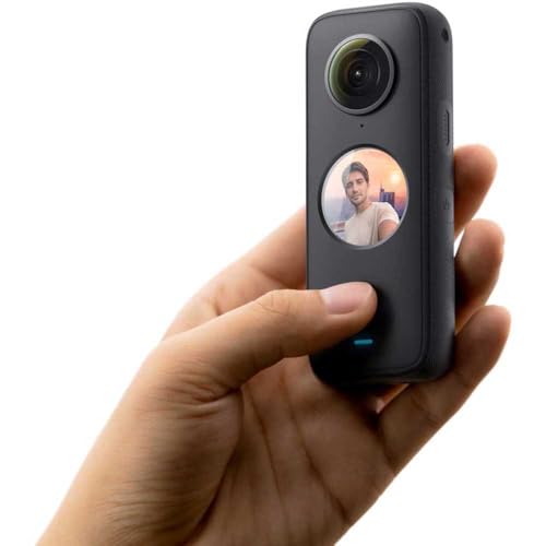 Insta360 X3 Action Camera, 360 Lens, Stabilization, Black Edition