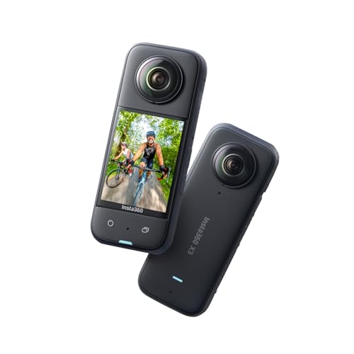 Insta360 X3 Action Camera, 360 Lens, Stabilization, Black Edition