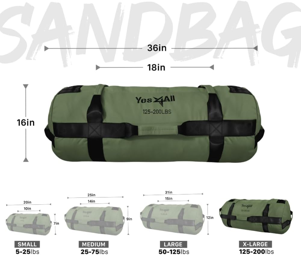 Training Sandbag (Heavy-Duty, 5–20 kg adjustable)