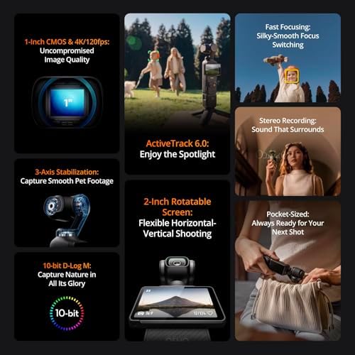 DJI Osmo Pocket 3 Creator Combo - 4K Vlogging Camera