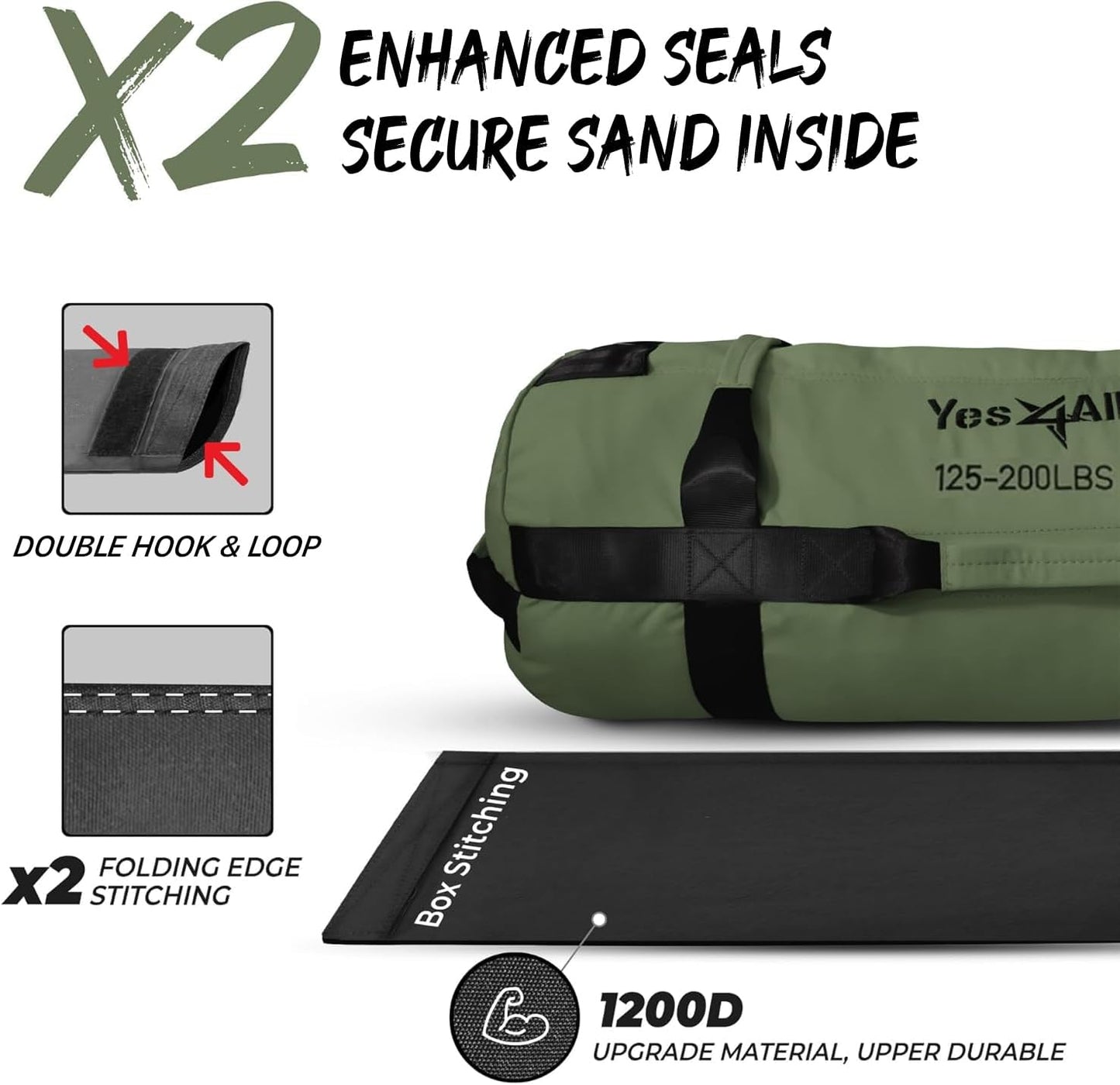 Training Sandbag (Heavy-Duty, 5–20 kg adjustable)