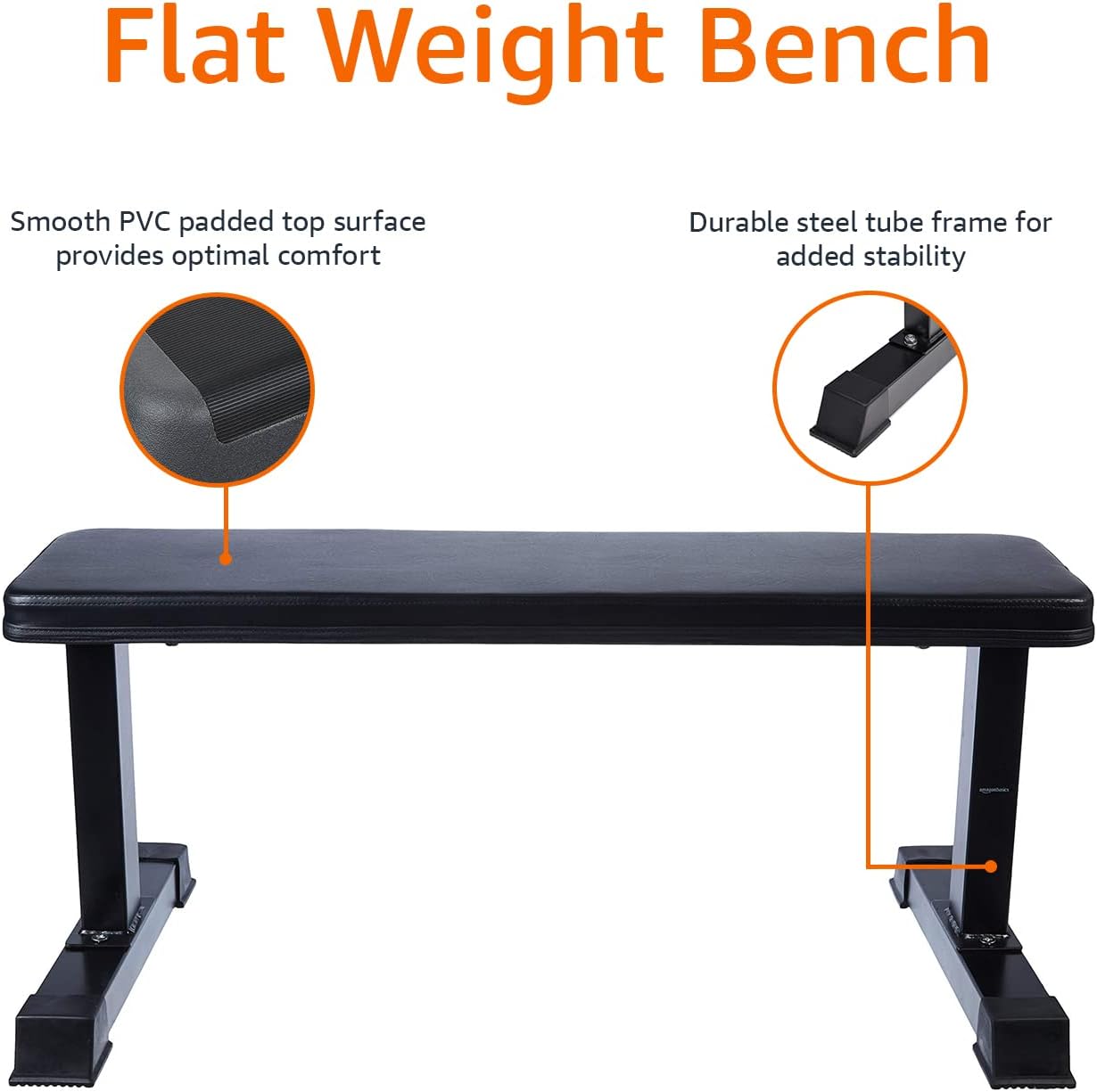 Amazon Basics Flat Weight Bench