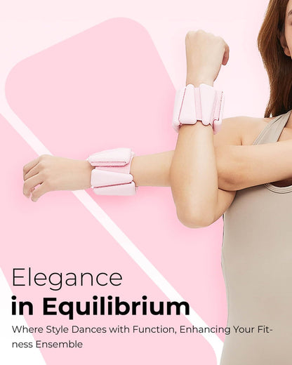 Adjustable Wrist/Ankle Weighted Bangles (Pair)