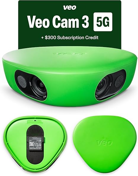 Veo Cam 3 5G: 1080HD AI Sports Camera, Long Battery