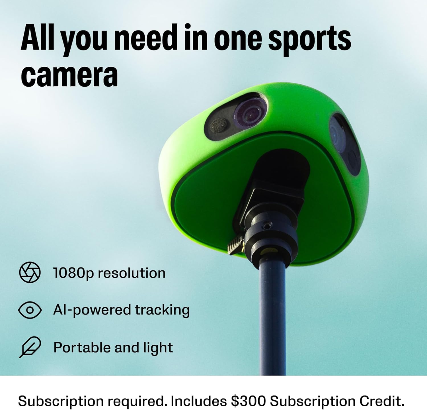 Veo Cam 3 5G: 1080HD AI Sports Camera, Long Battery
