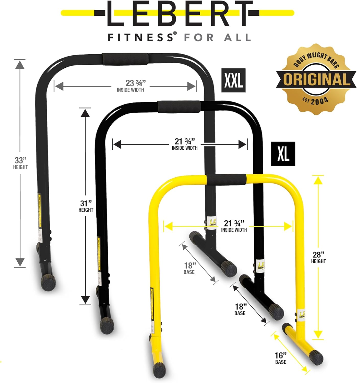 Lebert Equalizer Parallel Dip Bars (Pair)