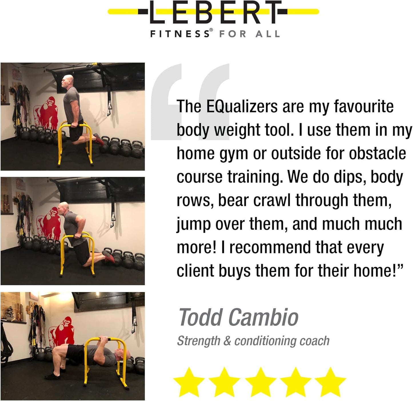 Lebert Equalizer Parallel Dip Bars (Pair)