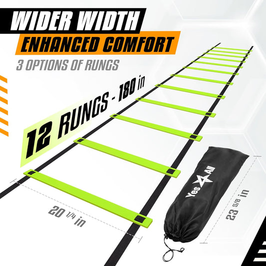 Yes4All Ultimate Agility Ladder (12-Rung)