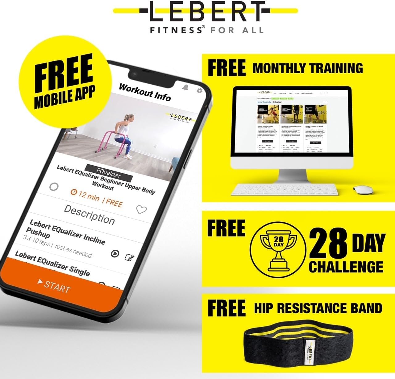 Lebert Equalizer Parallel Dip Bars (Pair)