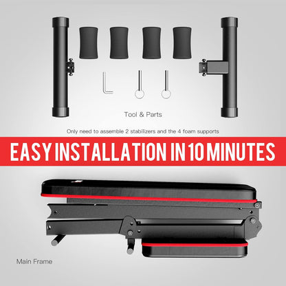 PASYOU Adjustable Folding Weight Bench