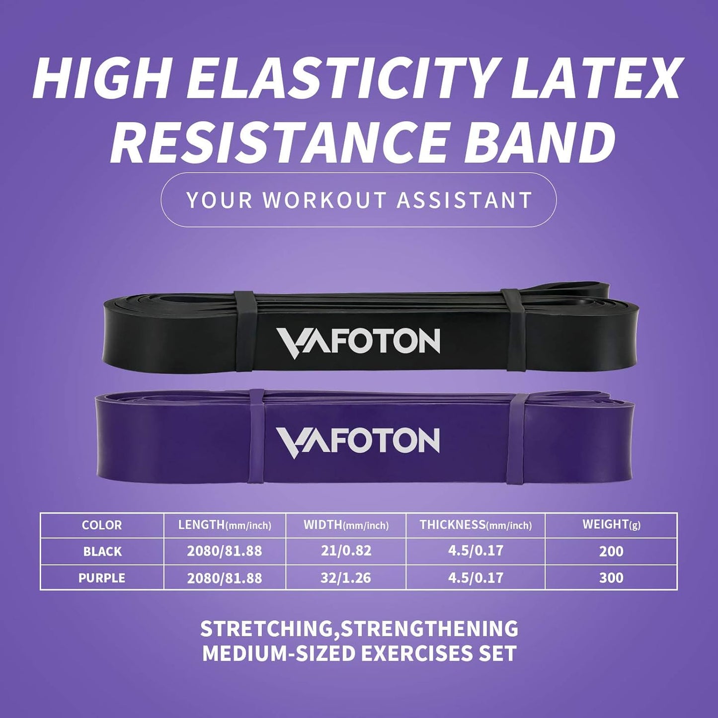 VAFOTON Pull-Up Assist Resistance Band