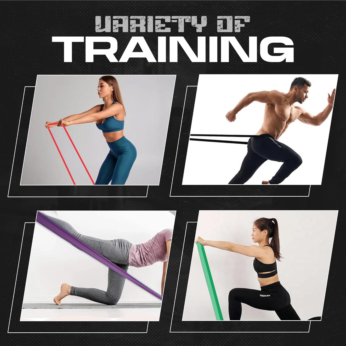 Whatafit 11-Piece Resistance Bands Set