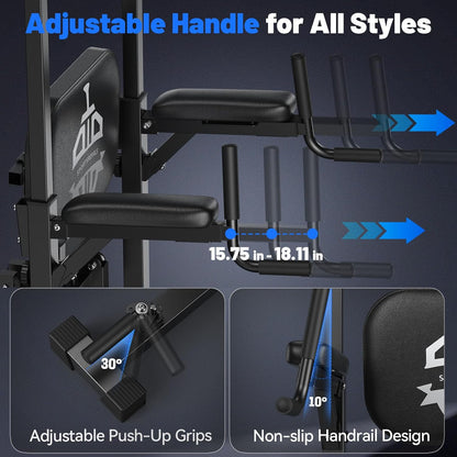 Sportsroyals Power Tower Pull-Up & Dip Station