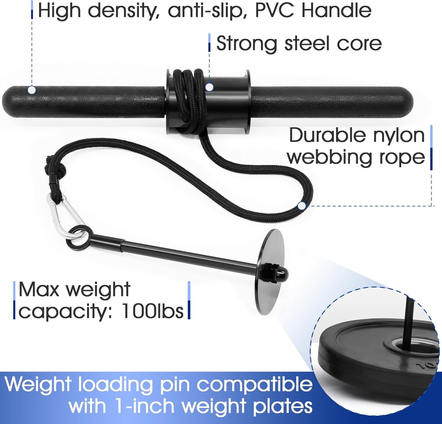 Wrist Roller Forearm Trainer