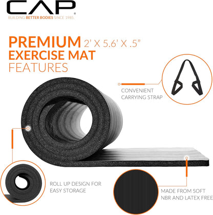 CAP Barbell Exercise Mat (Yoga Mat 10 mm)