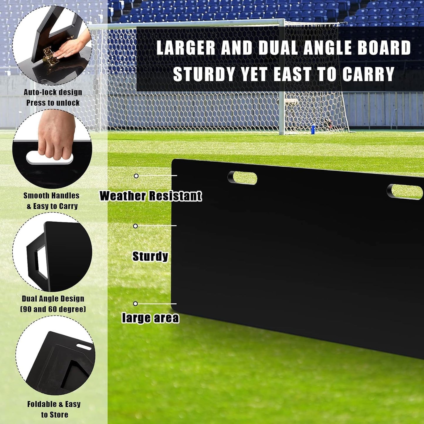 Franklin Sports Soccer Rebounder (12’ x 6’)