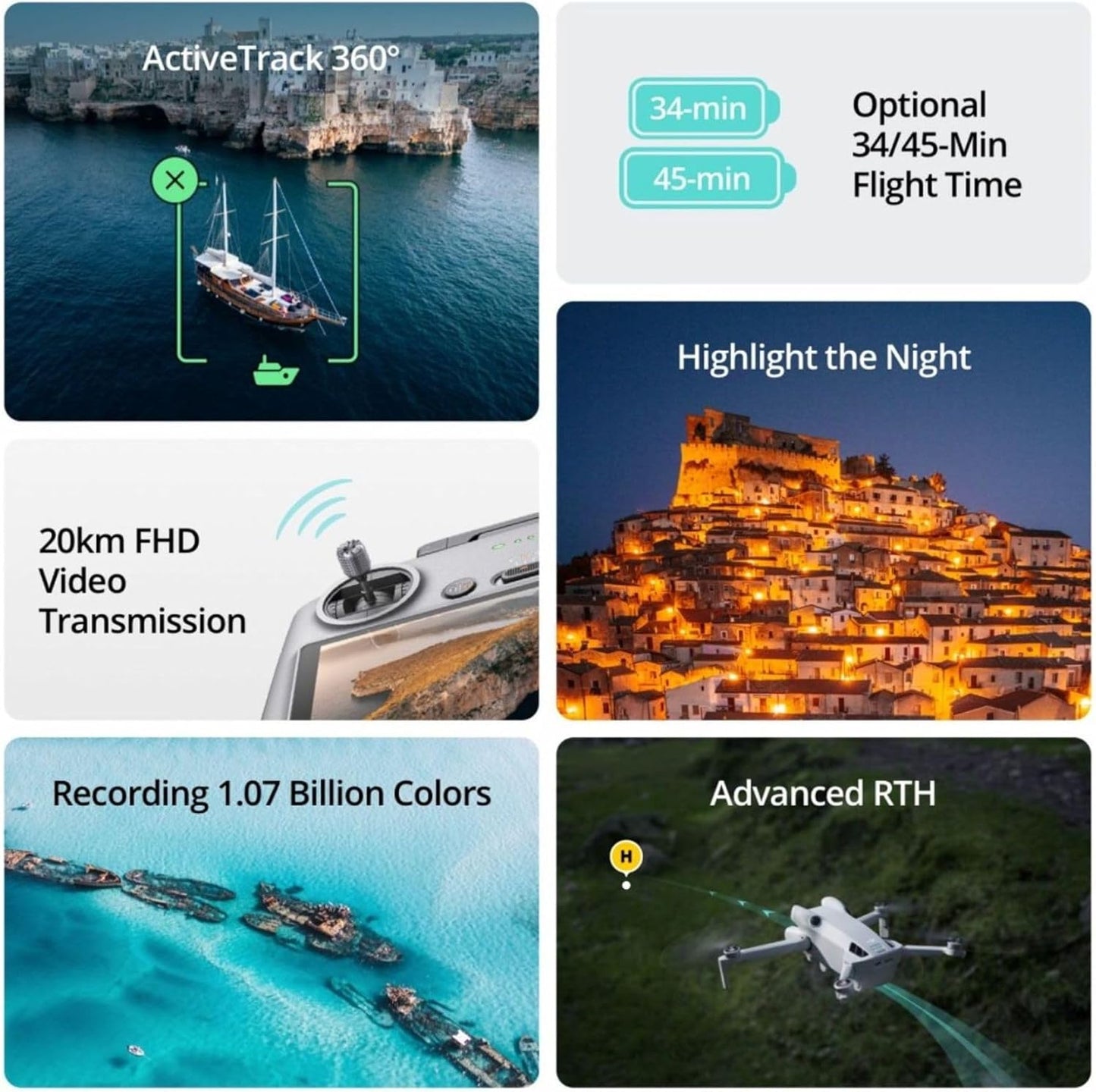 DJI Mini 4 Pro Fly More Combo Plus: 4K HDR Camera Drone