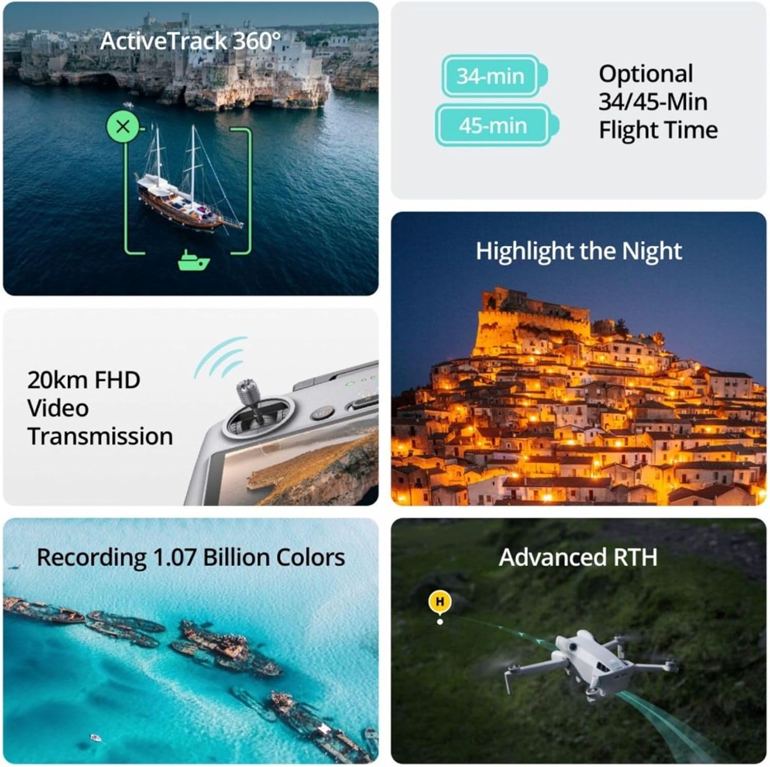 DJI Mini 4 Pro Fly More Combo Plus: 4K HDR Camera Drone