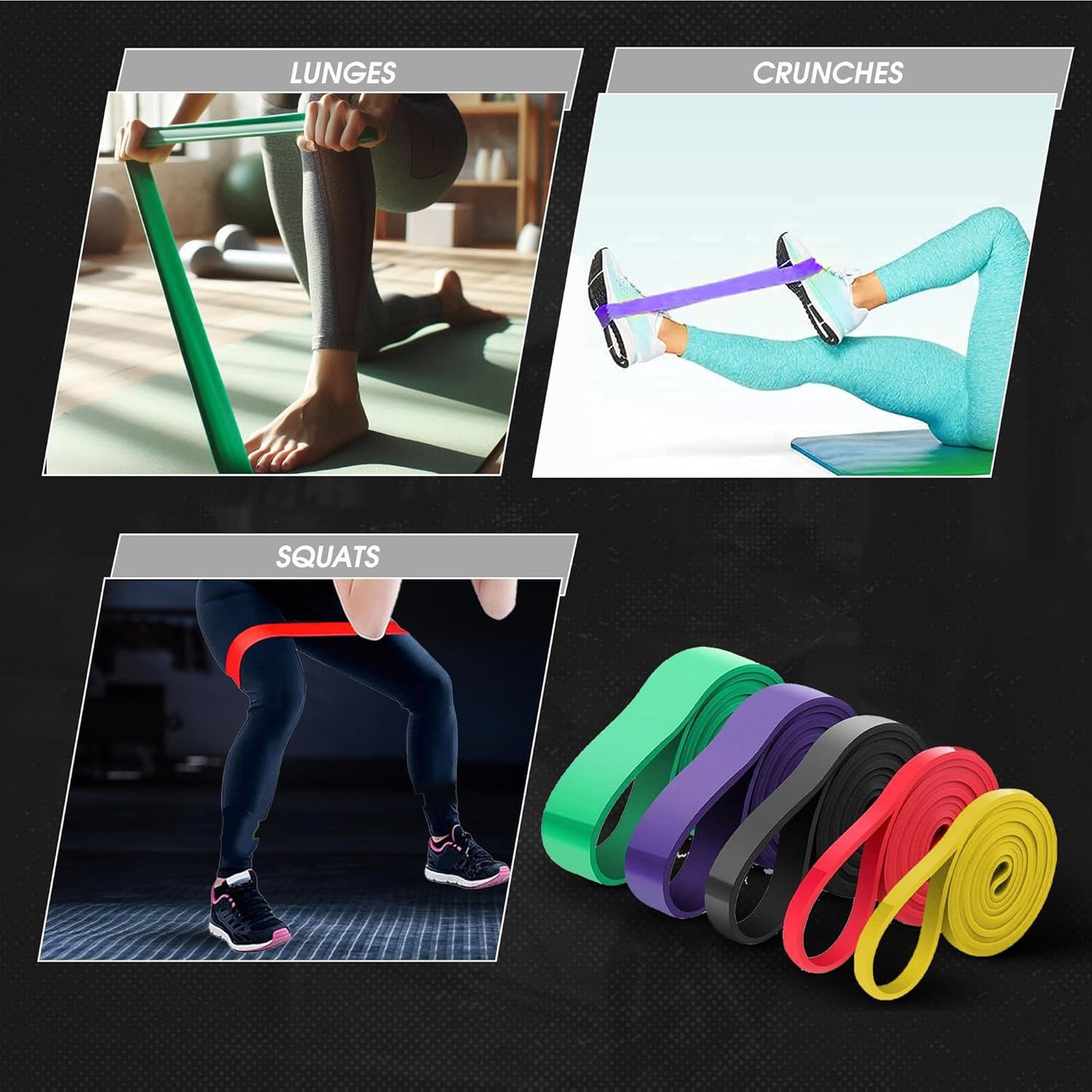Whatafit 11-Piece Resistance Bands Set