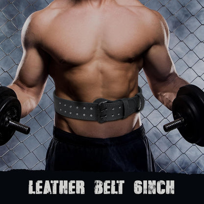 PROIRON Leather Weight Lifting Belt (7 mm)