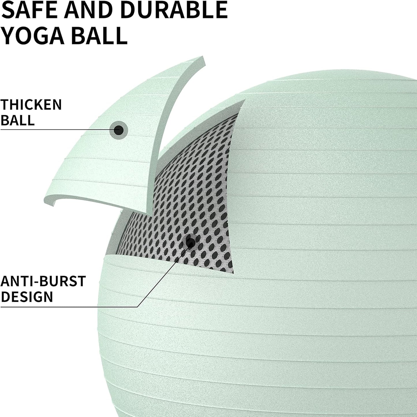 Sky-Touch Yoga Ball (65 cm)