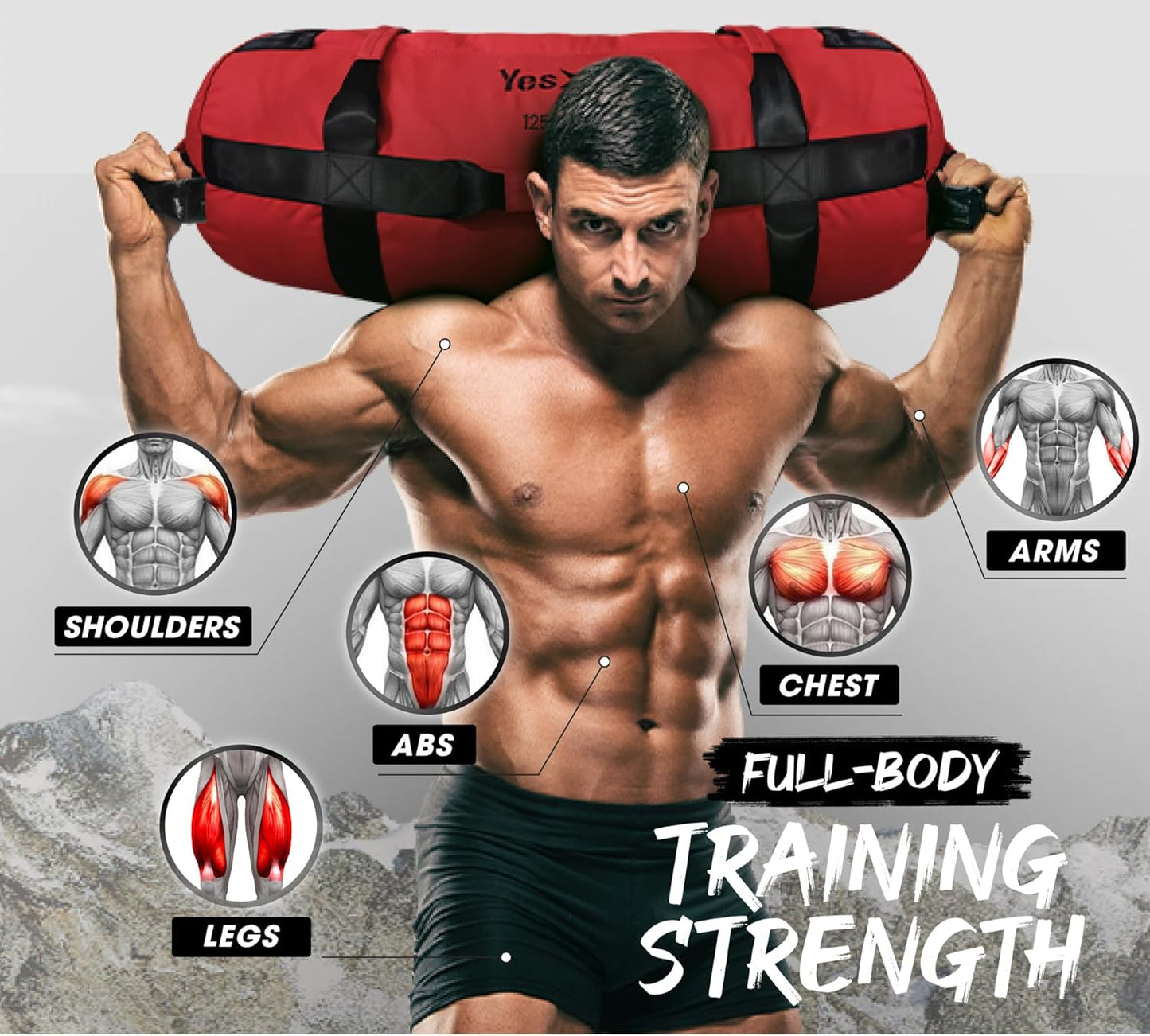 Training Sandbag (Heavy-Duty, 5–20 kg adjustable)