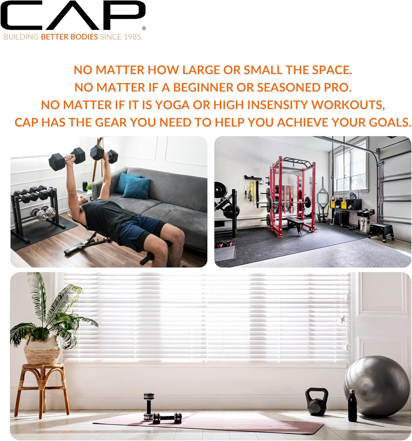 CAP Barbell Exercise Mat (Yoga Mat 10 mm)