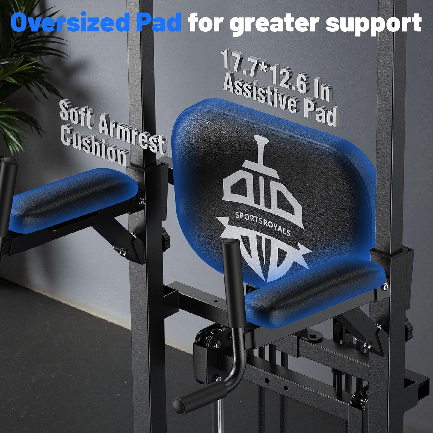 Sportsroyals Power Tower Pull-Up & Dip Station