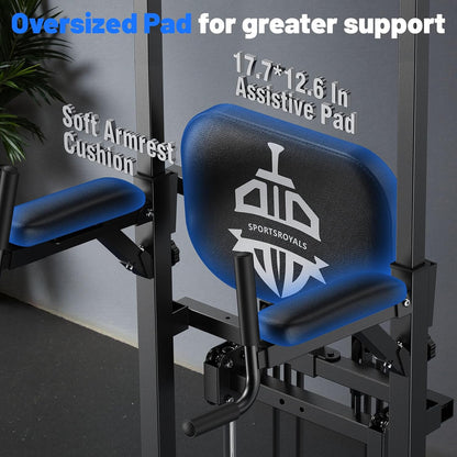 Sportsroyals Power Tower Pull-Up & Dip Station