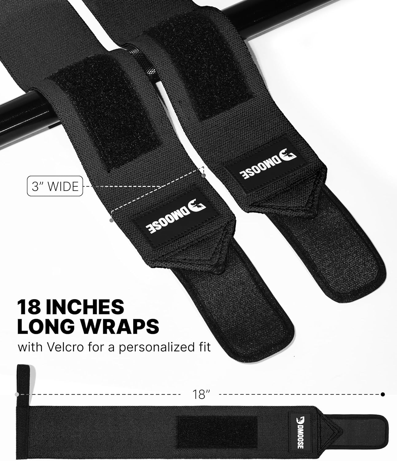 oldfit Wrist Support Wraps (Pair)