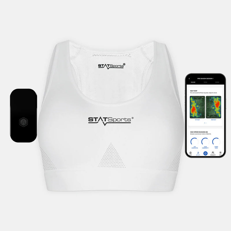 APEX Athlete Series Vest for Women - GPS Performance Tracker - White | STATSports